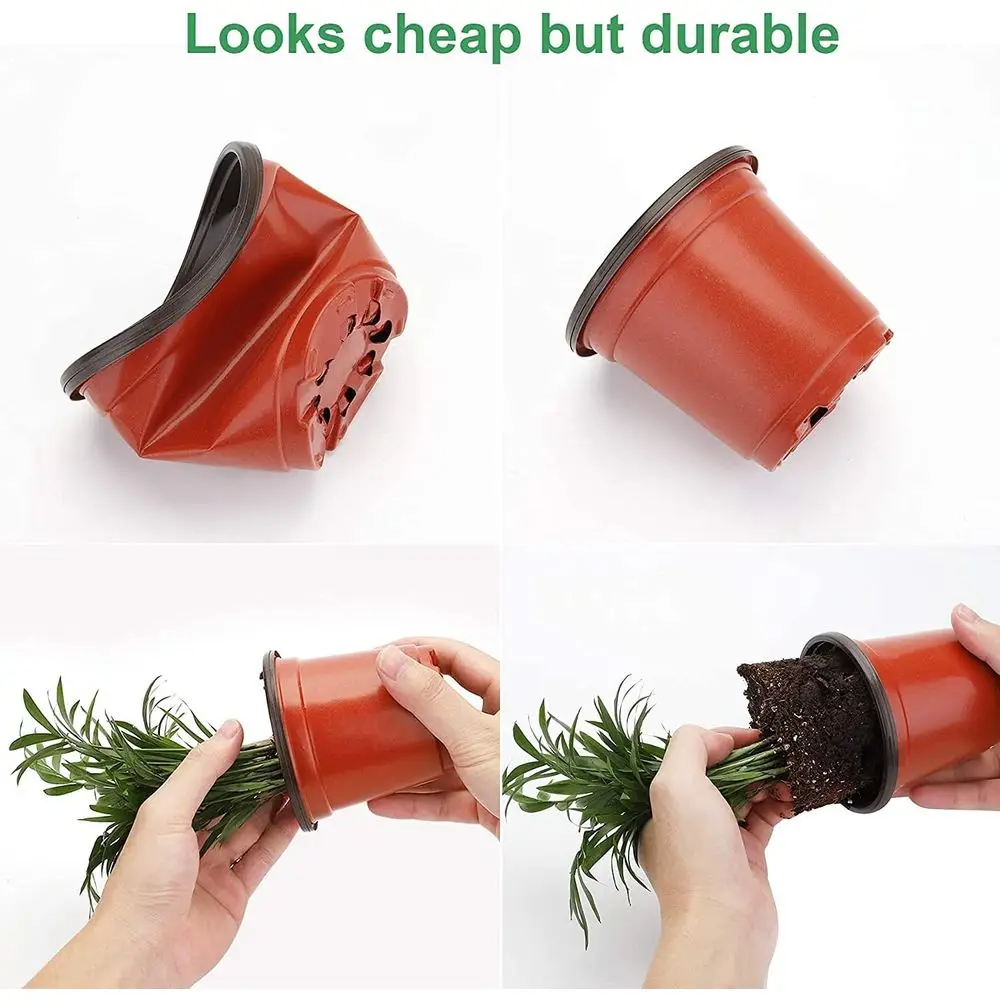 4 Transparent Plastic Plant Pots with Dome, 30 Sets, Ideal for Seed Starting and Seedling Growth