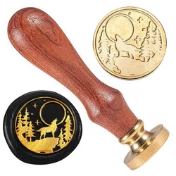 Wolf Cliff Moon Wax Sealing Stamp 1