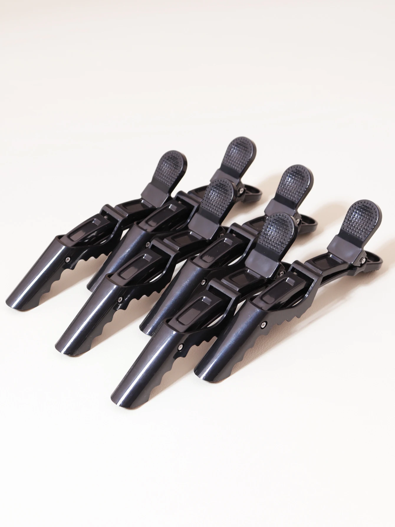 1/6Pcs Alligator Hair Clips,Shark Clip Enhanced Crocodile Alligator Grip Clip Sectioning Tool,Professional Salon Quality