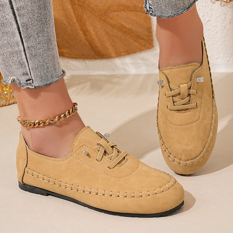 New plus size soft soled women's casual single shoes one foot lazy shoes