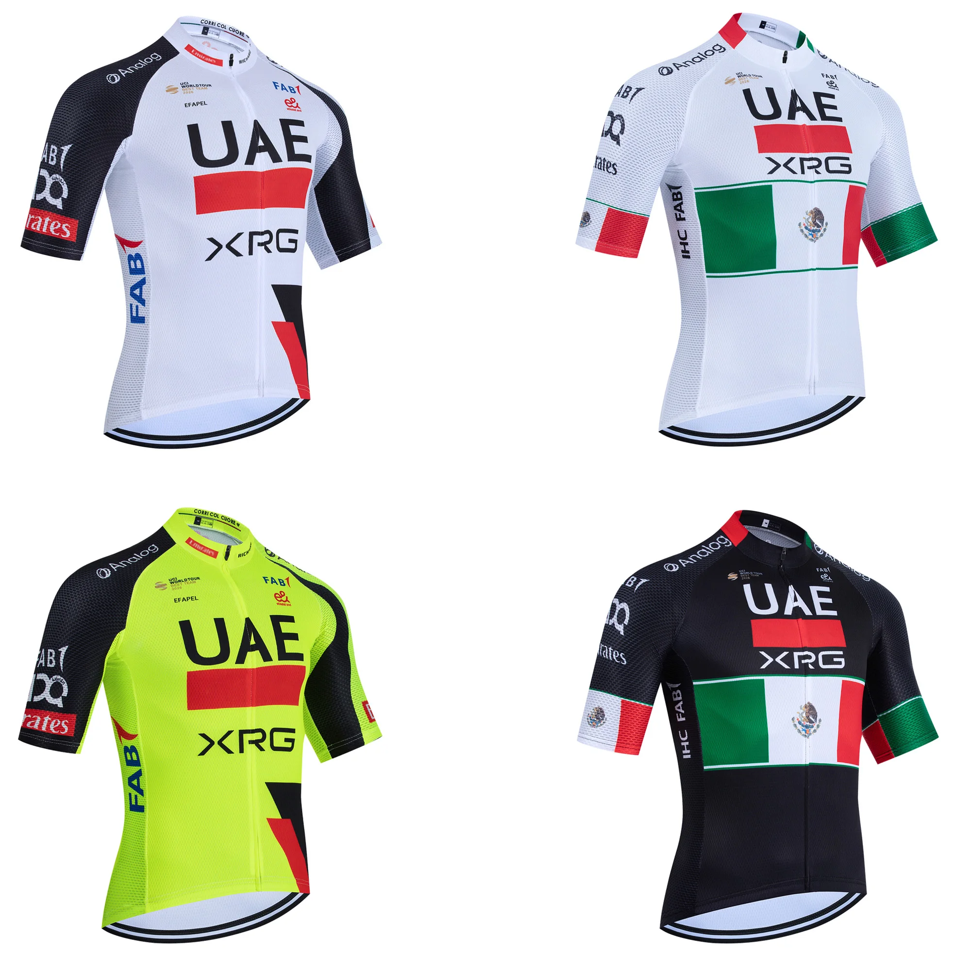 

Веломайка для команды 2026 UAE, 18 цветов, мужская и женская, быстросохнущая, влагоотводящая, для велоспорта