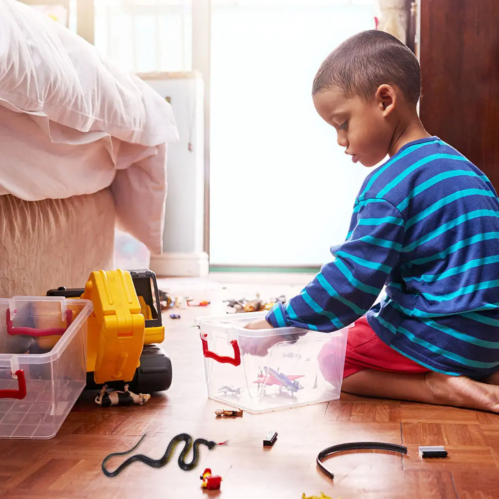 

3Pcs Realistic Simulation Snake Decoration Set for Playroom Study Garden Balcony Educational Cognitive Animal Display Prank