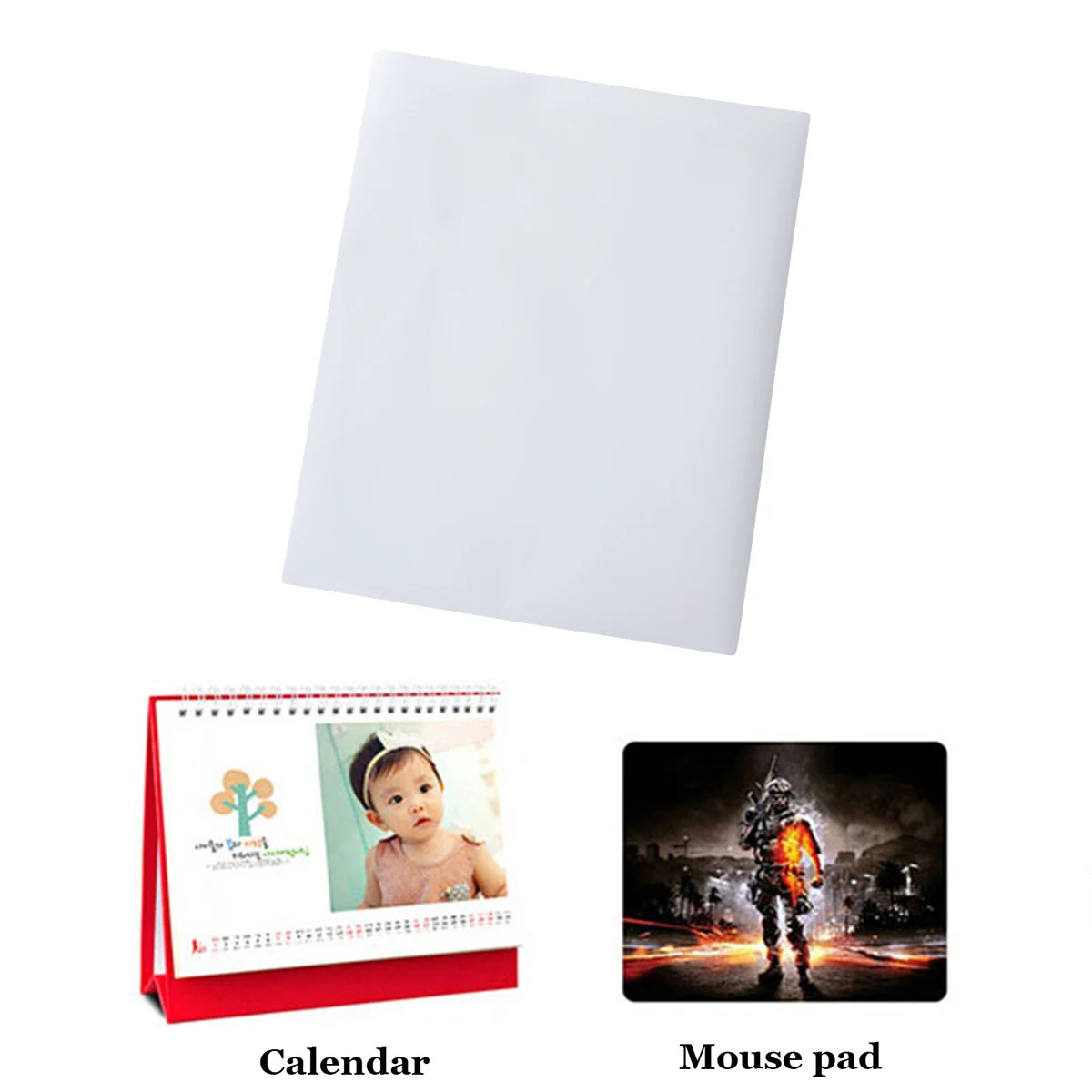 

DIY PU 25x30.5cm Heat Transfer Vinyl HTV Vinyl Film for T-Shirts Sports Clothing Bags Garments Fabrics (White)