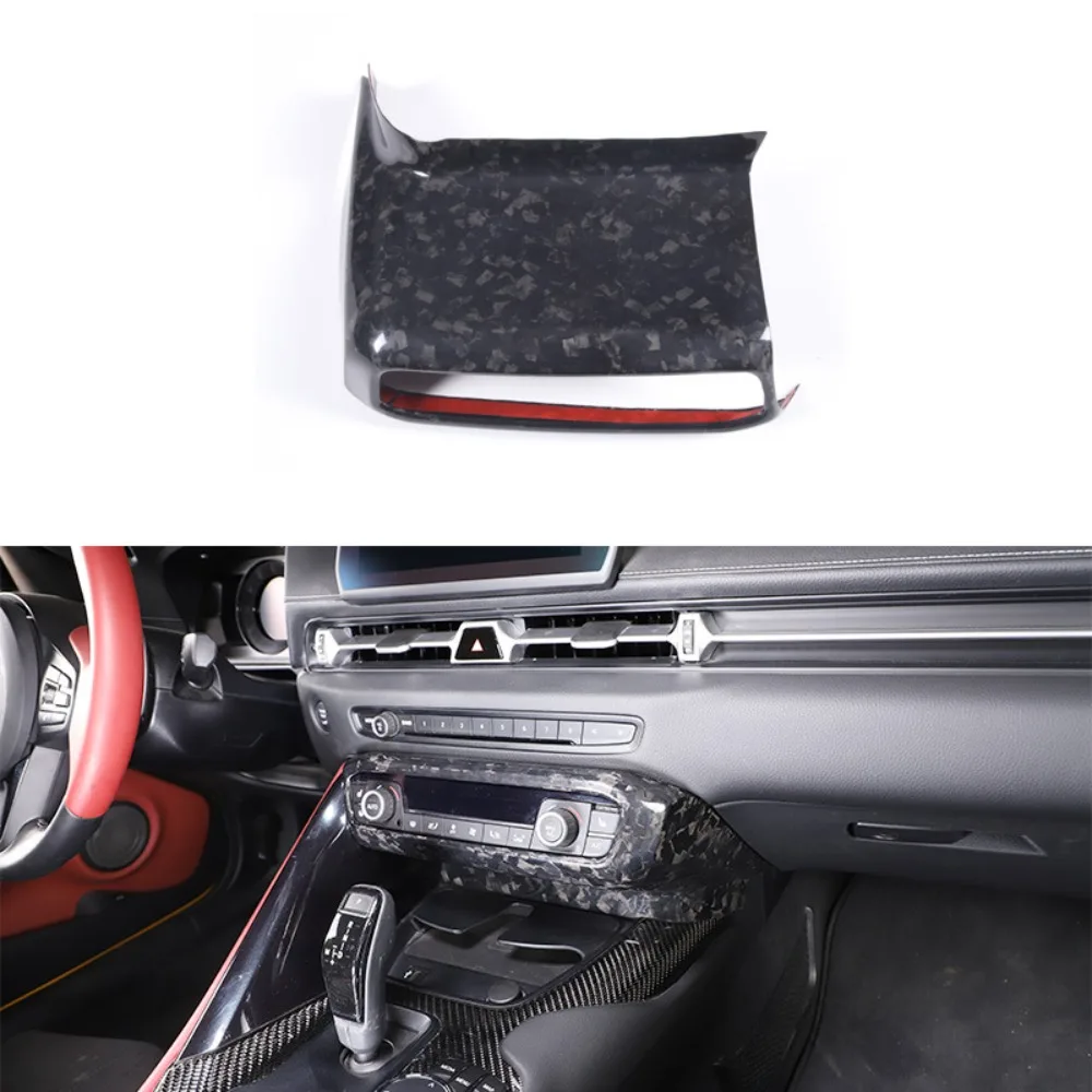 

Automotive Interior Stickers center console panel of the 19-22 Toyota Supra models for forged pattern left peptide