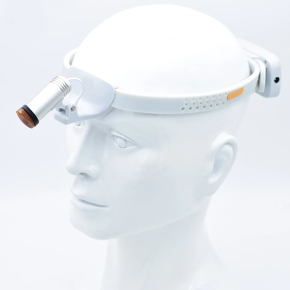 Wireless Lightweight 3W LED Headlamp - Hands-Free Portable Headlight for Surgery Otolaryngology  Camping Hiking Reading