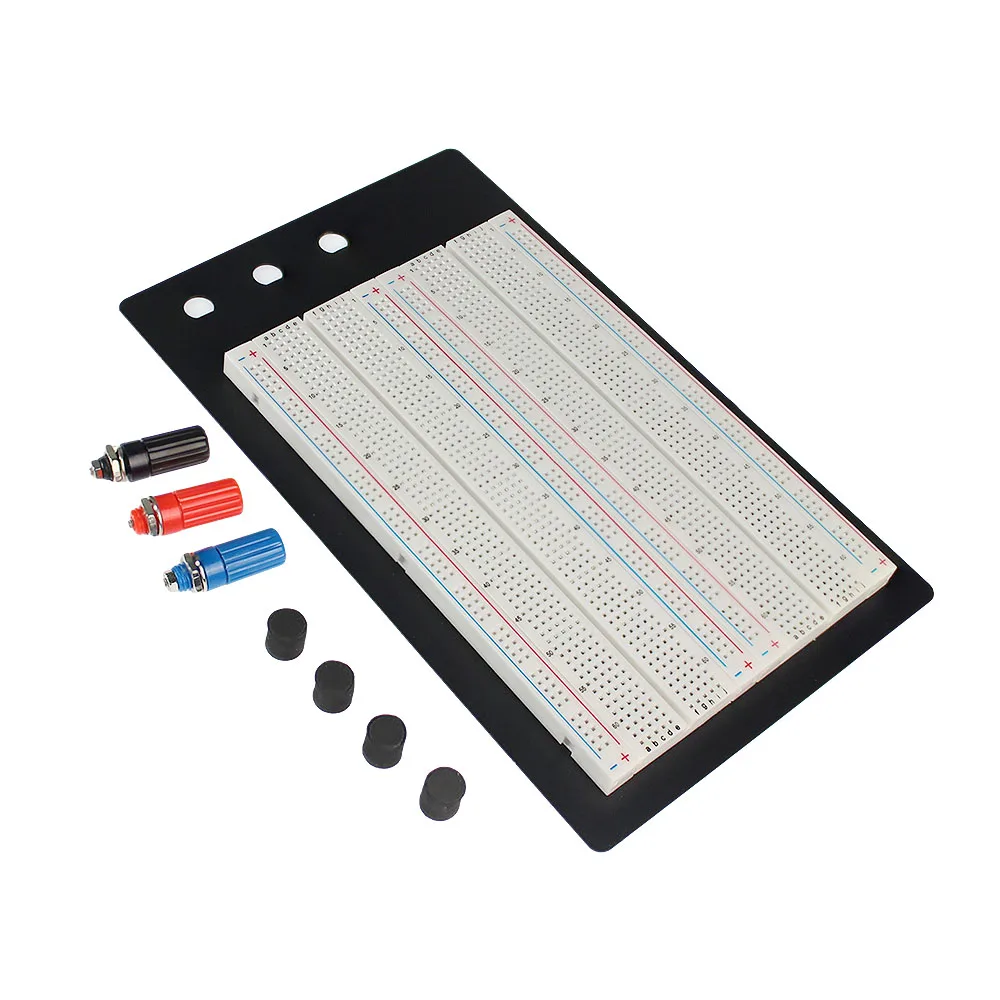 ZY-204 Breadboard 1600pts 20cm Dupont Wire Kit 20/40Pin Male To Male Dupont Wire 4 Bus Test Protoboard Cable Electronic Set