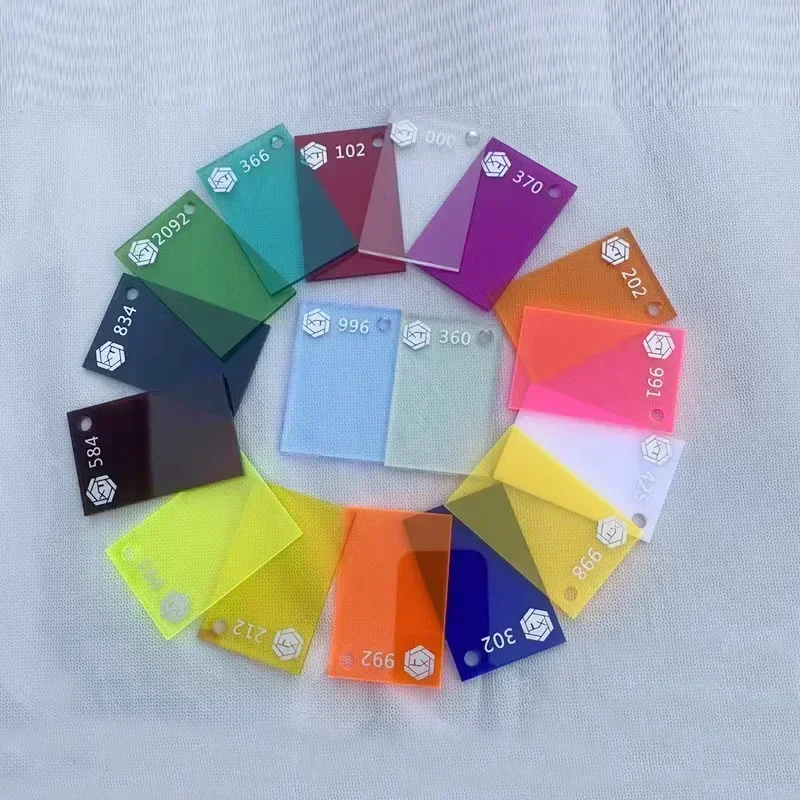 1 قطعة ورقة أكريليك شفافة ملونة PMMA شبكي مجلس لوحة بلاستيكية أحمر/أزرق/برتقالي/أخضر لعرض مشروع ديكور المنزل #3