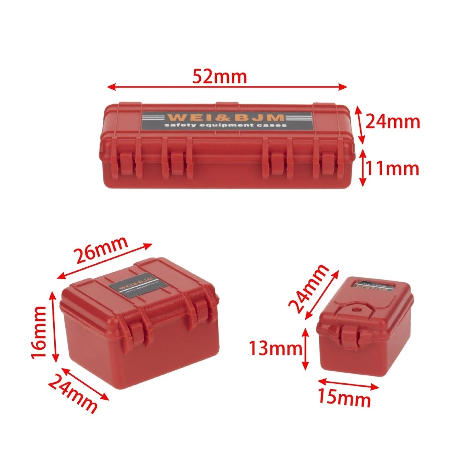 1/18 1/24 スケール RC 収納ボックス SCX24/FCX24/Enduro24/TRX4M 用 |   ミニカー機器ケース |   クローラーアクセサリー |   リアルな装飾
