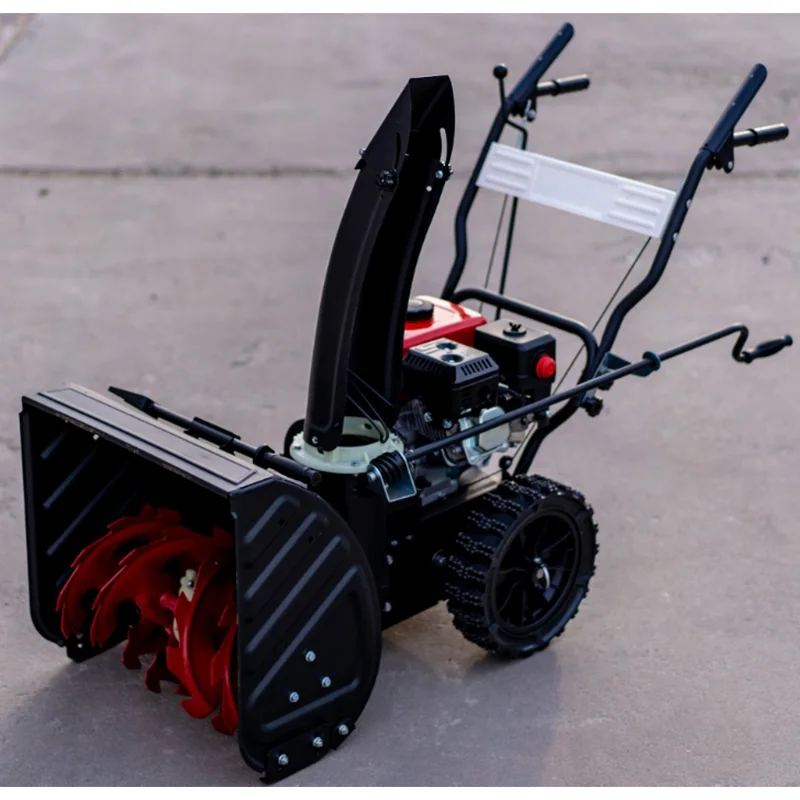 تخصيص ذاتية الدفع Snowplow 13hp محرك الطاقة مقبض التحكم منفاخ الثلج الصغيرة ، قاذف الثلج المنزلية القوية