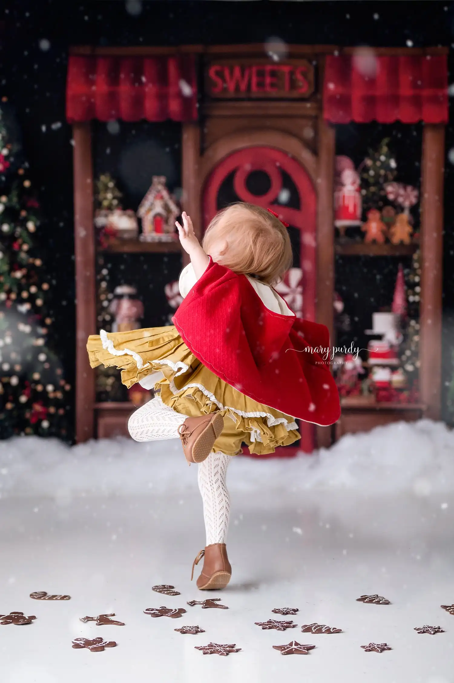 May Your Holidays Be Sweet Xmas Backdrops Kids Adult Photography Child Baby Photocall Christmas Snowy Store Street Backgrounds