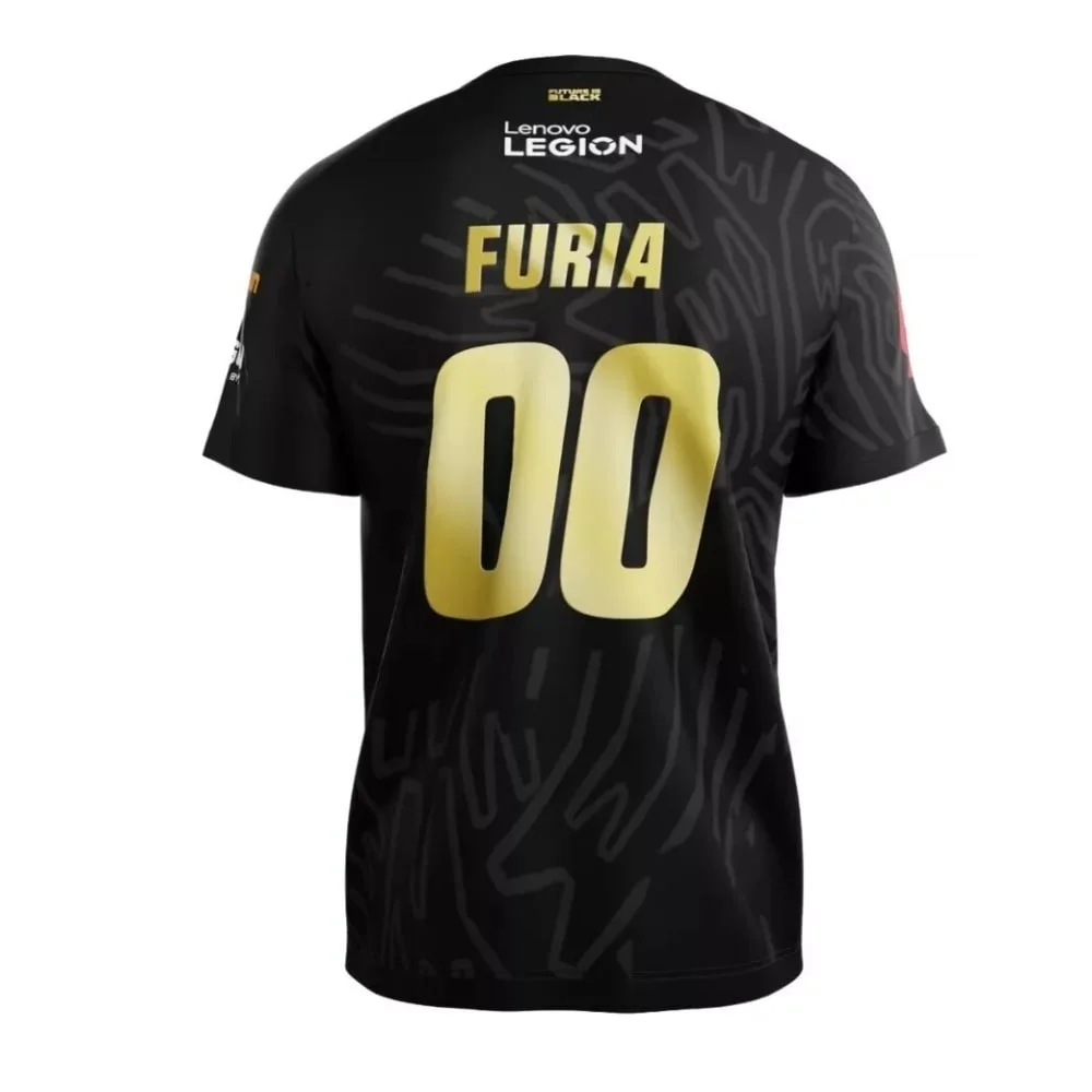 Jersey Uniforme Furia Esports  Manto da Pantera Future is Black CS2 2023 Customizable ID