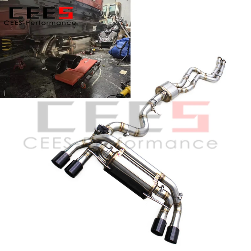 

CEES Tuning Catback Exhaust Pipes for BMW 1M N54 3.0T 2011- Valvetronic Exhaust Pipe Stainless Steel with Valve Muffler System