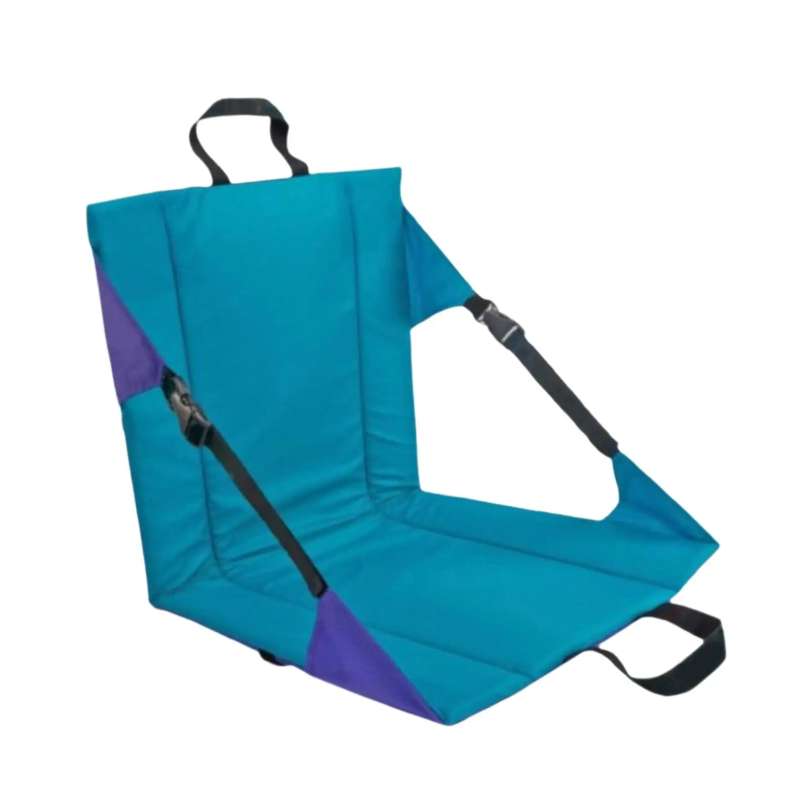 Folding Cushion Seat Comfortable Portable Folding Beach Chair for Bleacher Outing Sports Events Music Festivals Fishing Camping