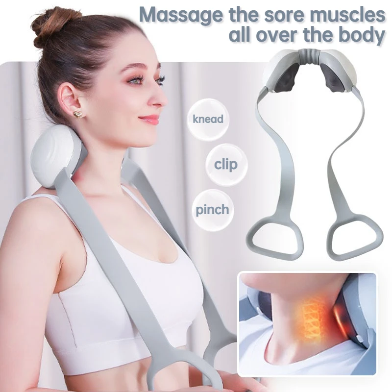 

Home use shoulder and neck trapezius muscle dredging and neck protection device, multifunctional charging portable neck massager