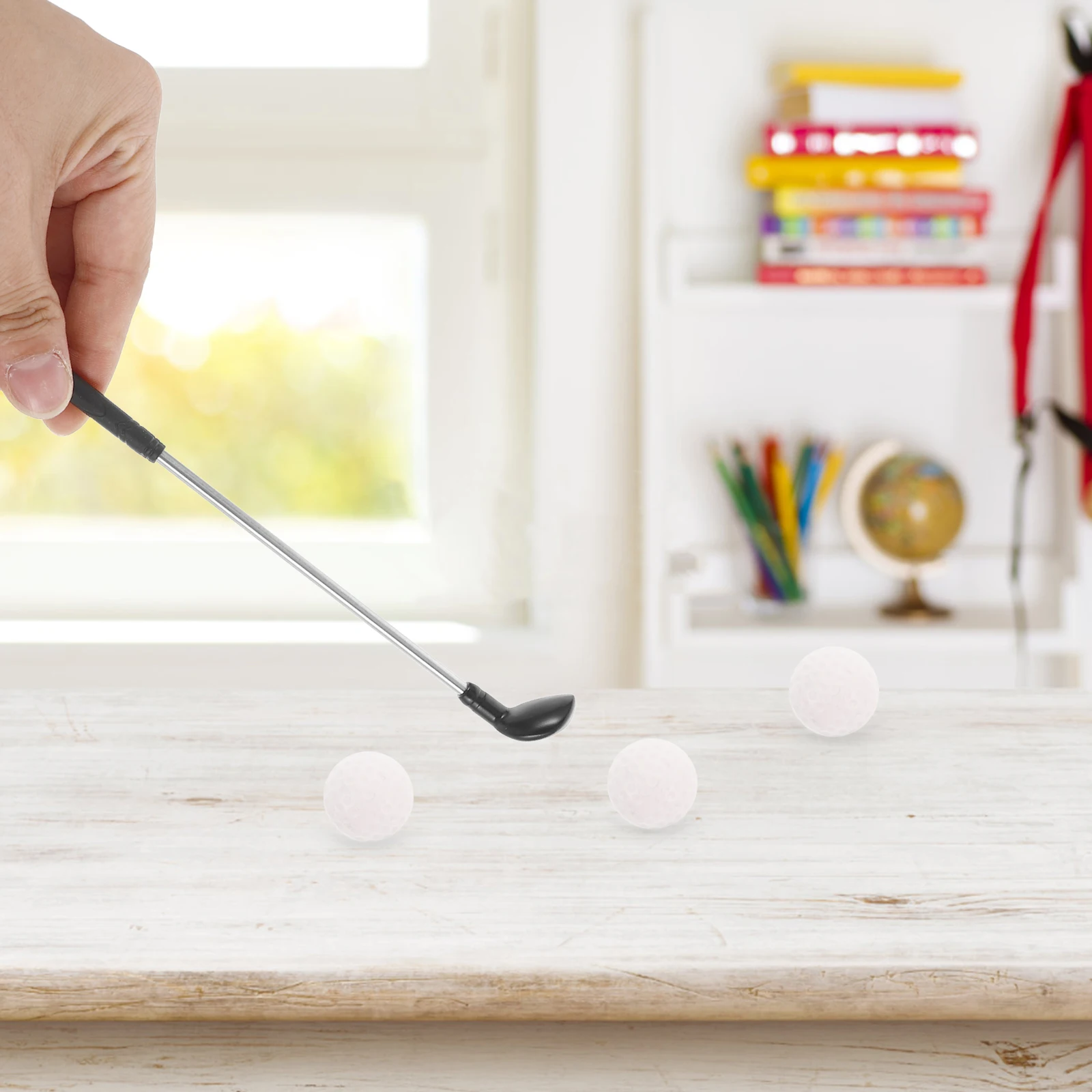 Mini mazze giocattolo decorative da golf da tavolo Putter per bambini Gioco da interni in plastica per bambini