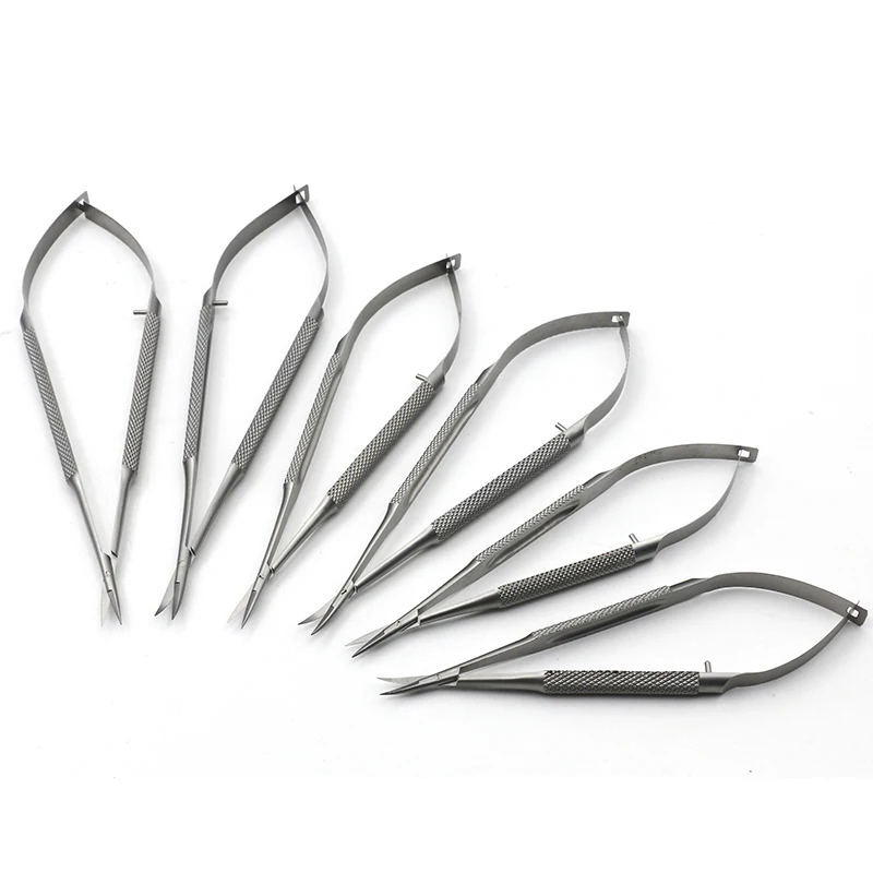 Ophthalmic Micro Cornea scissors 12.5-18cm Hand tool Surgery stainless steel Ophthalmic Instrument