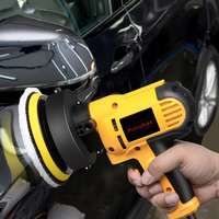 Car Waxing Tool Stepless Speed Adjustable Car Polisher Auto Polishing Machine High Efficiency Waxing Tool Practical Car Polisher