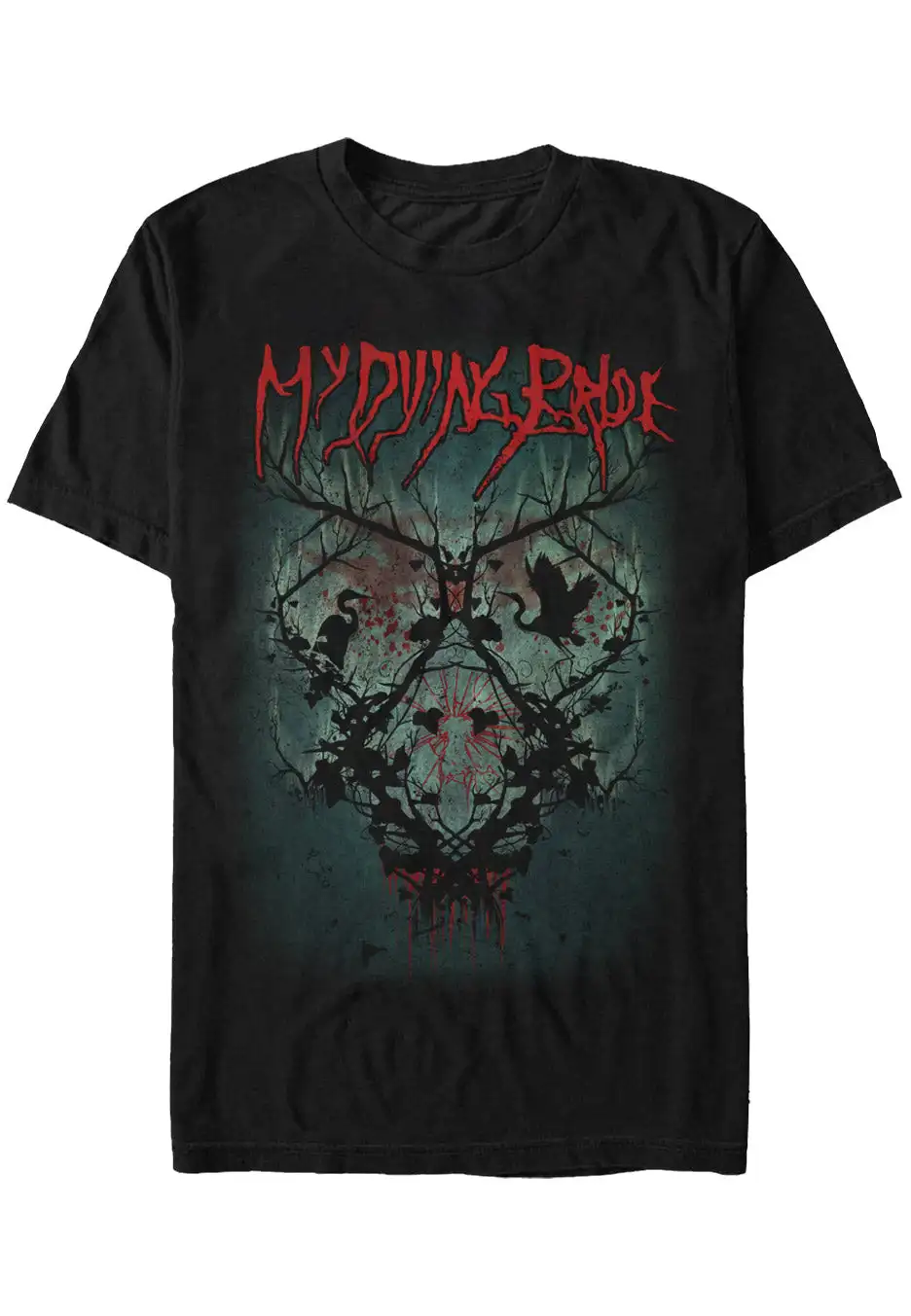 

My Dying Bride Skulls T-Shirt Peripheral Pattern Printing Summer Luxury Brand Cotton Men's and Women's T-Shirts Short Sleeves