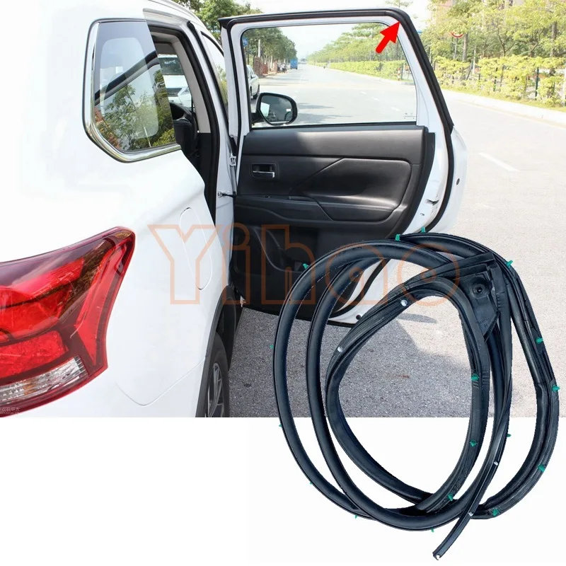 

Door Weatherstrip Rubber Sealing for Mitsubishi Outlander PHEV 2013-2019 5755A224 5755A225 5725A237 5725A432