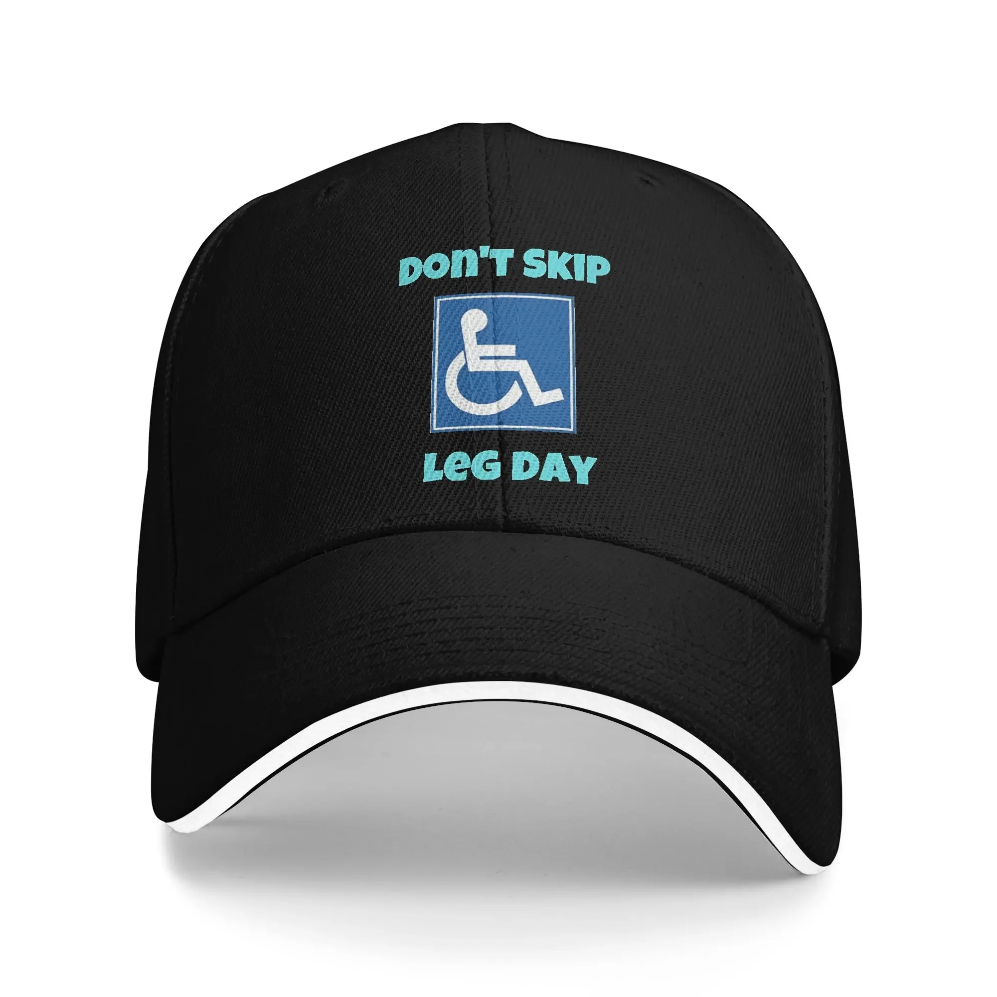 New Dont Skip Leg Day Sandwich Hat Unisex ,Hip-Hop,Baseball Caps Hat Breathable Snapback Caps Sun Caps Summer Cap