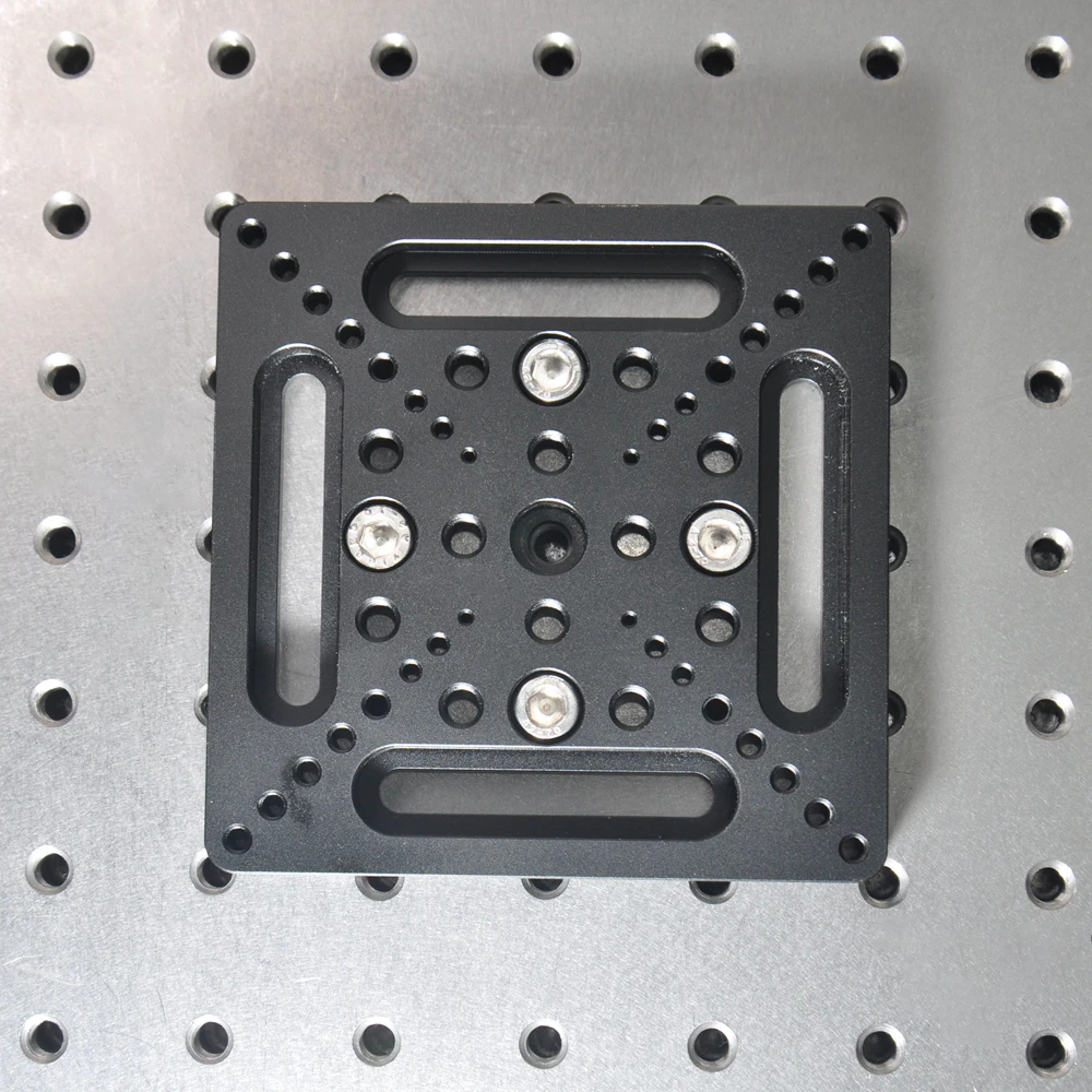 UBP100 Adapter Board Displacement Slide Universal Compatible With Optical Breadboard With M3M4M6 Threaded Hole M6 Countersunk
