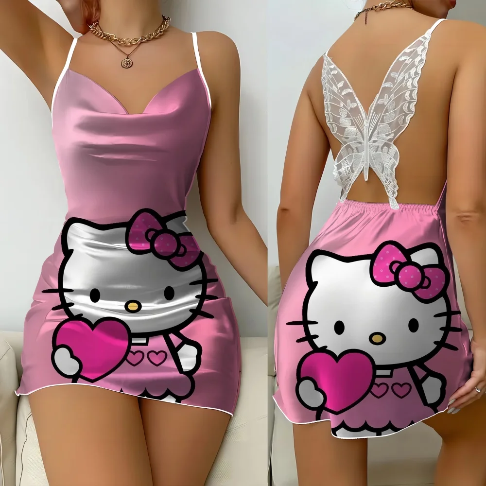 Frauen Sommer Pyjama Frau Trend 2024 Nachtwäsche für Frauen und sexy Schlaf kleid Disney Nachthemd Frau Nacht Sexs Top-Seller