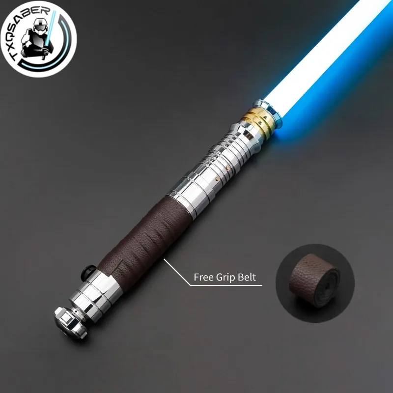 TXQSABER RV Lightsaber ayunan halus, mainan anak laki-laki pisau Neopixel berubah warna, pedang Laser Blaster dewasa Cosplay