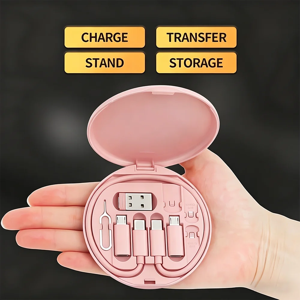 Kit de Adaptador de Carga Multi USB Tipo C a C de 60W, Conjunto de Conversión USB C a Lightning, USB A y Tipo C a Micro/Tipo C/Lighting