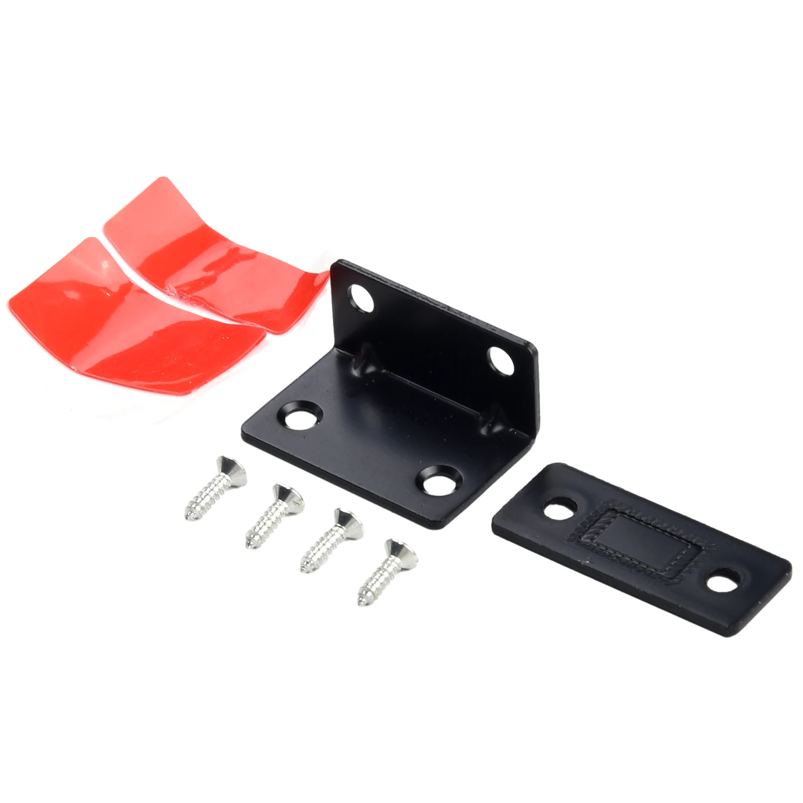 Magnet-Tür-Saugschalter-Klemme, silberfarbener Edelstahl, weit verbreitet, 1 Stück, 38 x 24 mm, einfach zu installieren, unsichtbar, starkes Material