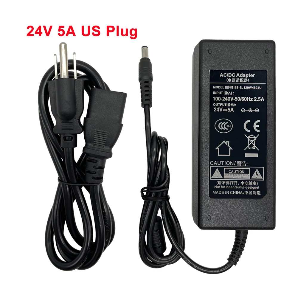 Adaptador de fuente de alimentación láser TREE 12V 24V para módulo láser 20W 30W 40W 80W cabezal de grabador bomba de aire accesorios de