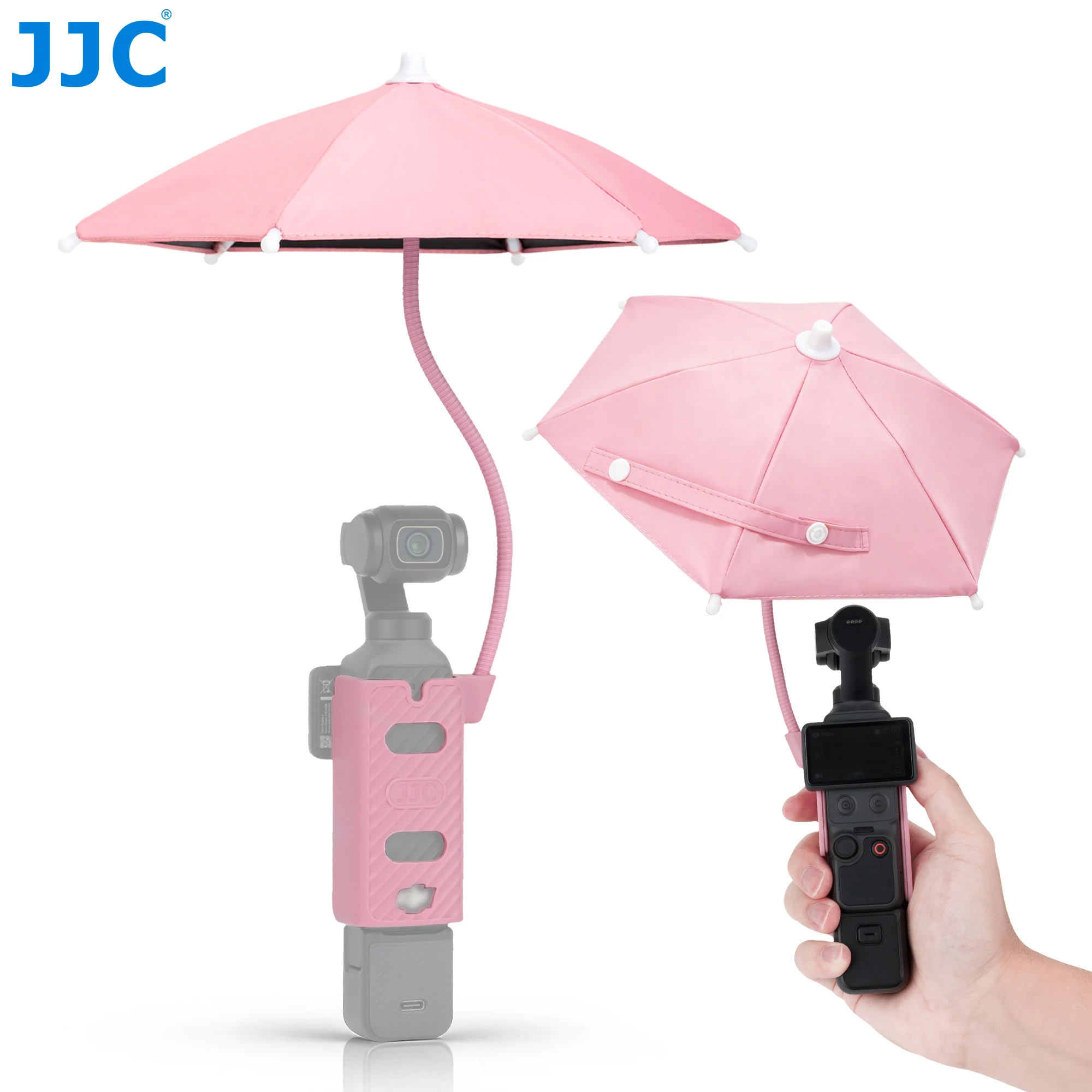 JJC Protable Sun Umbrella for DJI Osmo Pocket 3 4 4P Action Camera Outdoor Sun Shade Shield DJI Pocket 3 4 Accessories