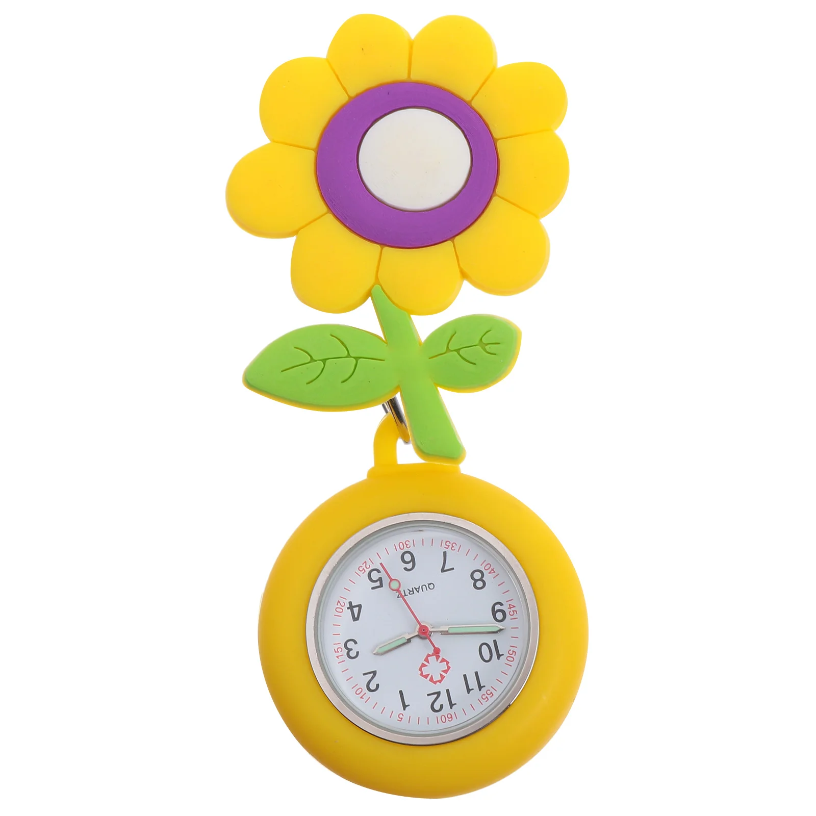 

Nurse Clip-on Watch Cartoon Quartz Luminous Easy Read Practical Birthday Gift for Doctors and Nurses Nurse Watch