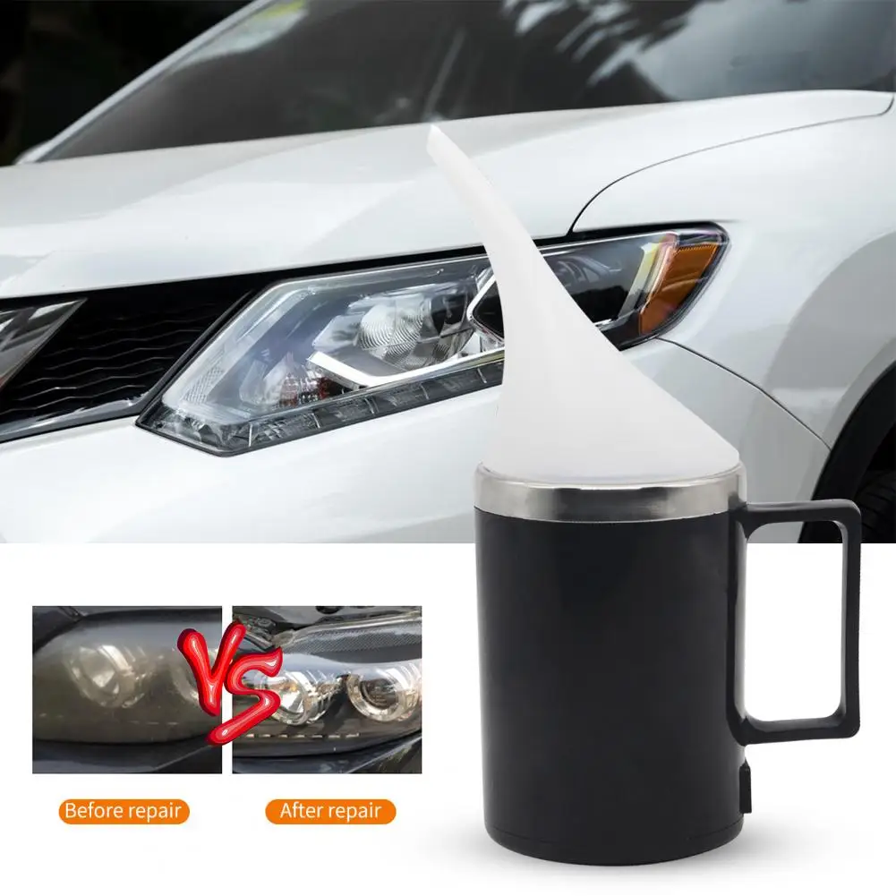 Unique Atomizing Cup Black Useful 220V 220V Headlight Lens Atomizing Cup  Headlight Lens Polish Tool High Power