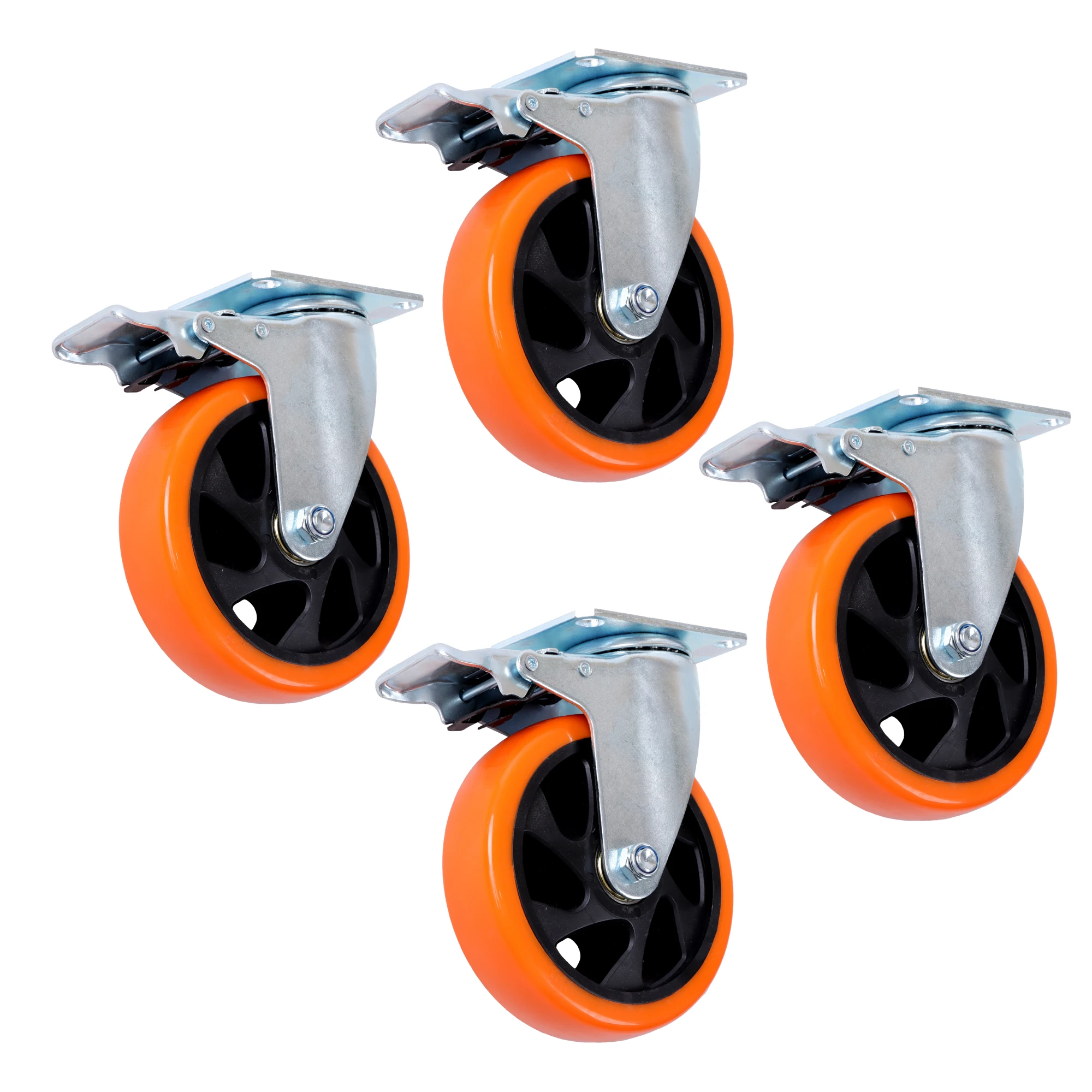 5 Inch Caster Wheels 4 Pack He - огляд і ціна Furniture Hardware Latch