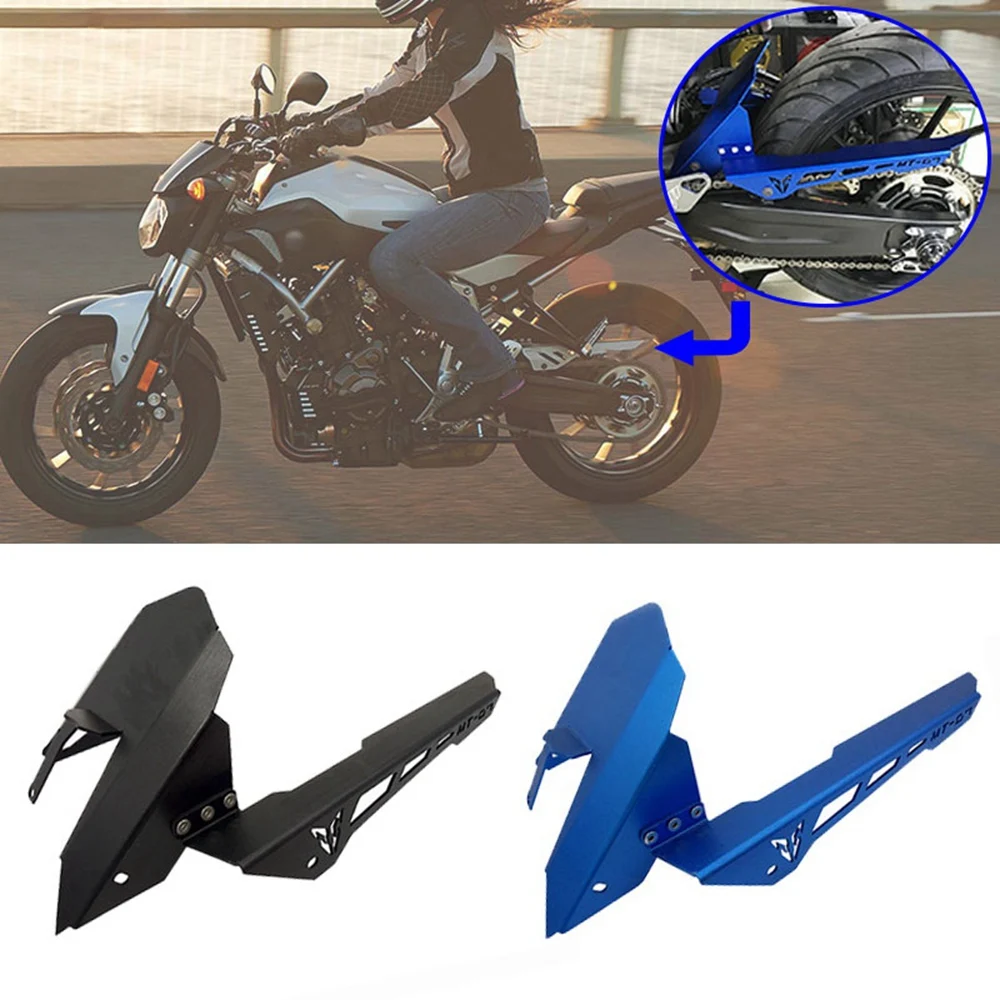 

【Падение цены! !】Защитная крышка цепи мотоцикла, заднее крыло, брызговик для MT-07 FZ-07 2013-2020