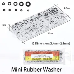 Mini Rubber Washer O-Ring Watch Crown O-Ring Gasket Waterproof Watches Seals Parts  Watch Repair Tools for Watchmaker Accessory