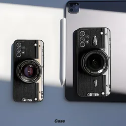 Classic Vintage Camera Phone Case For Samsung A54 24 A52 A70 A72 A73 A33 A22 A23 A12 A13 A81 A60 A40s A31 A32 A50 A21 S A53