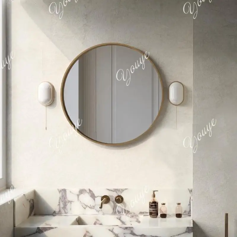 French Style Freestanding Slate Luxury Stone Vanity Set:Wall-Hung Undermount Sink, Floating Bathroom Console&Hotel Grade Storage