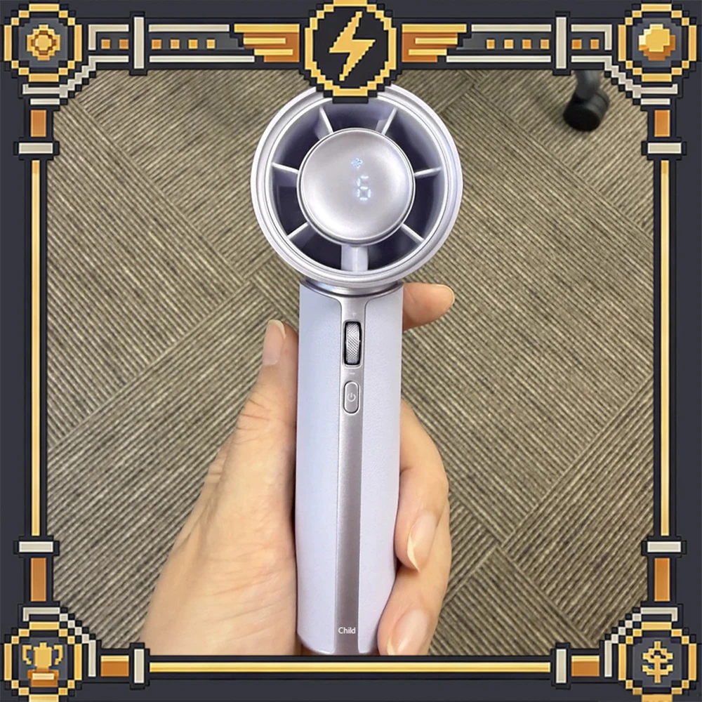 JisuLife Pro1 mini Handheld Small Fan Self Developed High Speed Energy Saving Brushless Handheld Fan Built In Protection Chip