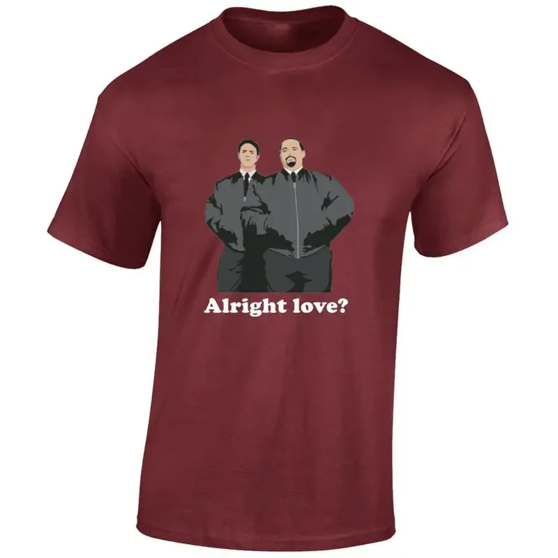 ALRIGHT LOVE MENS T SHIRT MAX PADDY FUNNY RETRO PETER COMEDY TOP KAY