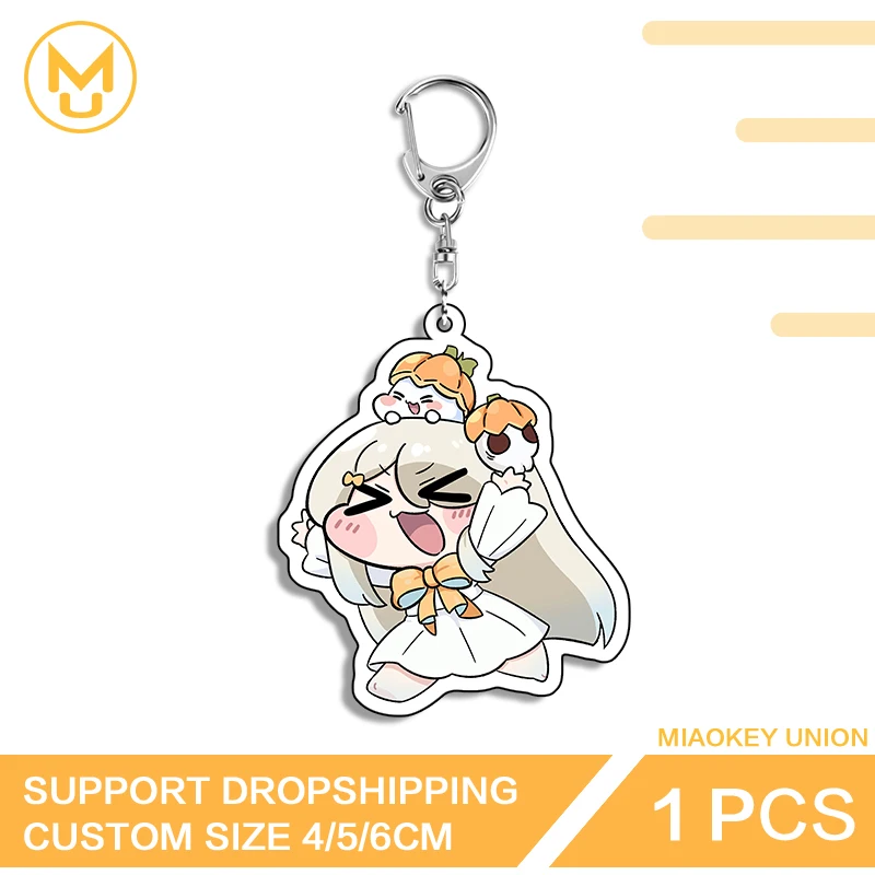 Image of Trickcal Baby-Autoschlüsselanhänger Gamelover Täglicher Gebrauch Kostüme Beliebter Kawaii Schmuck Chibi Mini Peripherieprodukt Dekorationen