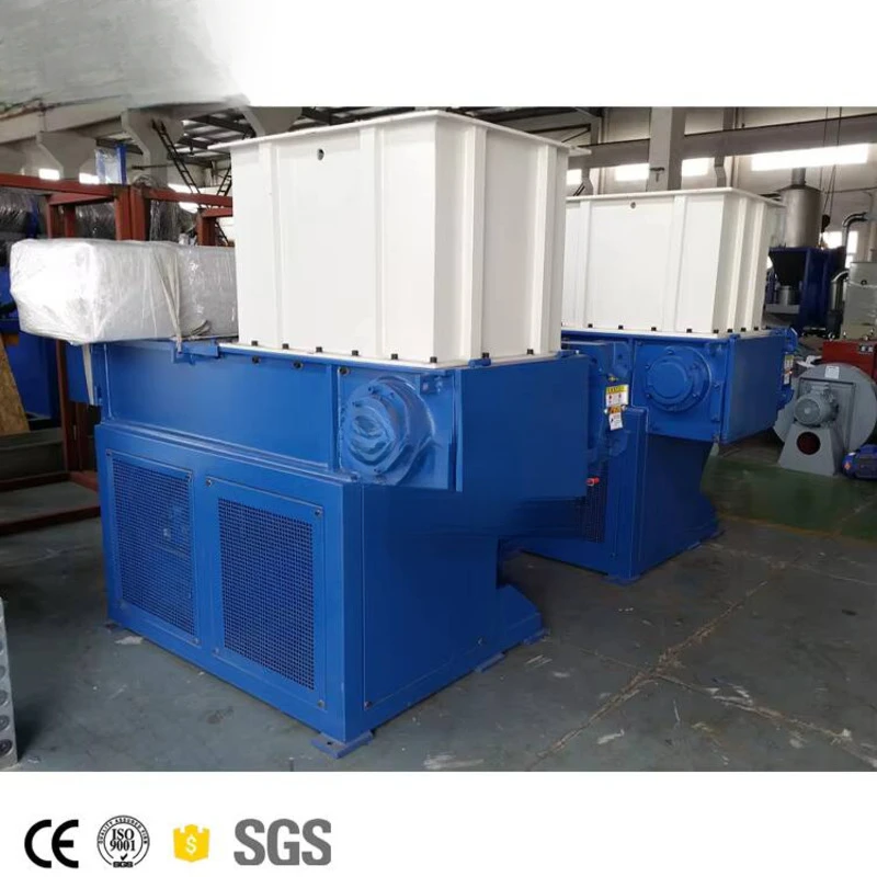 High-Capacity Industrial Plastic PP PE PET Block Shredder/Foam And Fabric Shredder/Dual-Axis Shredder