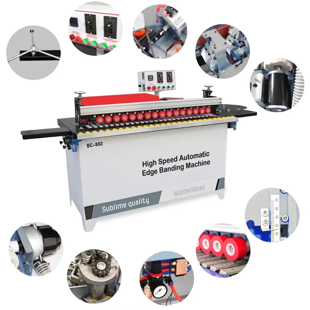 

Полностью автоматический деревообрабатывающий кромкооблицовочный станок | Термоплавкий клей для панели МДФ из ПВХ/меламина