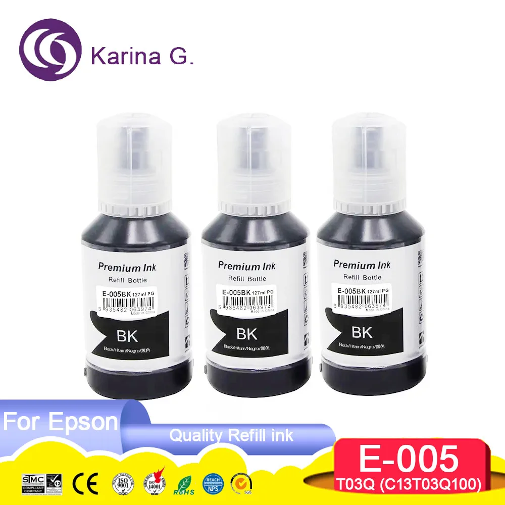 Imagem -05 - Tinta Compatível do Reenchimento de 005 C13t03q100 T03q para Epson Ecotank M1100 M1120 M1140 M1170 M1180 M2110 M2120 M2140 M2170 M3140 M3170