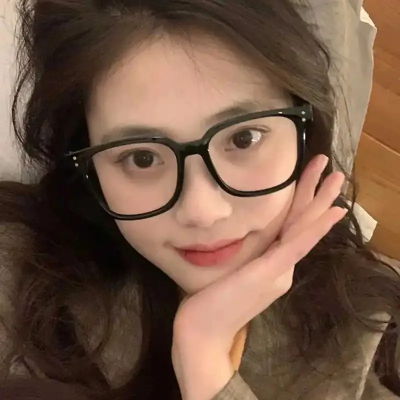 New Light Frame Anti Blue Glasses Transparent Optical Glasses Women Men Square Eyewear Blocking Eyeglasse Spectacle Eyeglasses view 4