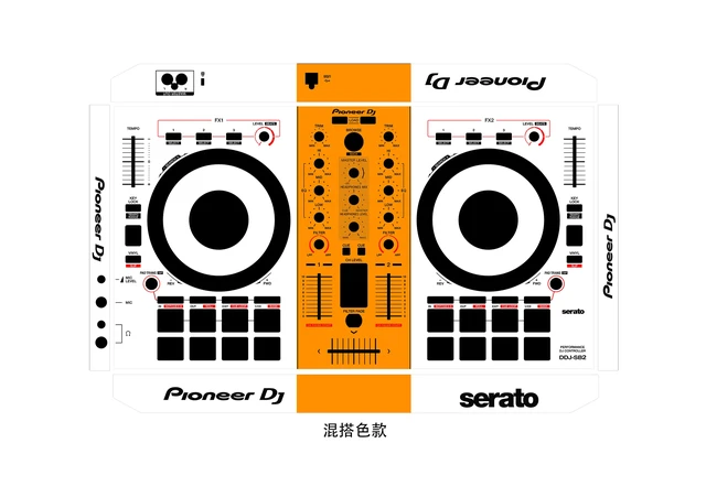 DDJ-SB2 Haut DJ-Controller-Panel-Maske. Personal isierte bunte Aufkleber  für Disc Maker, anpassbar