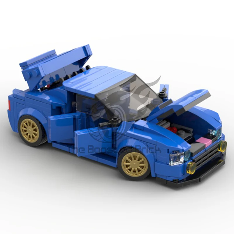 

Конструктор City Vehicle MOC-50999 WRX: Модель спортивного автомобиля высшего класса, 344 детали, модульный, для сборки, технологичная игрушка, подарок