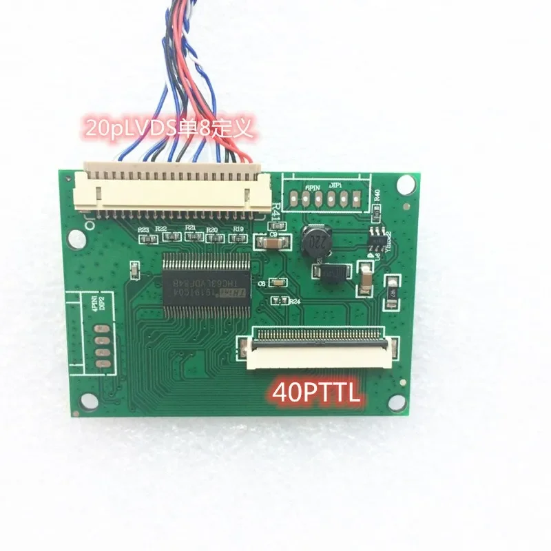 LVDS Signal to 4.3 Inch 5 Inch 800 * 480 RGB 40PIN LCD Screen TCON Board LVDS LCD Screen