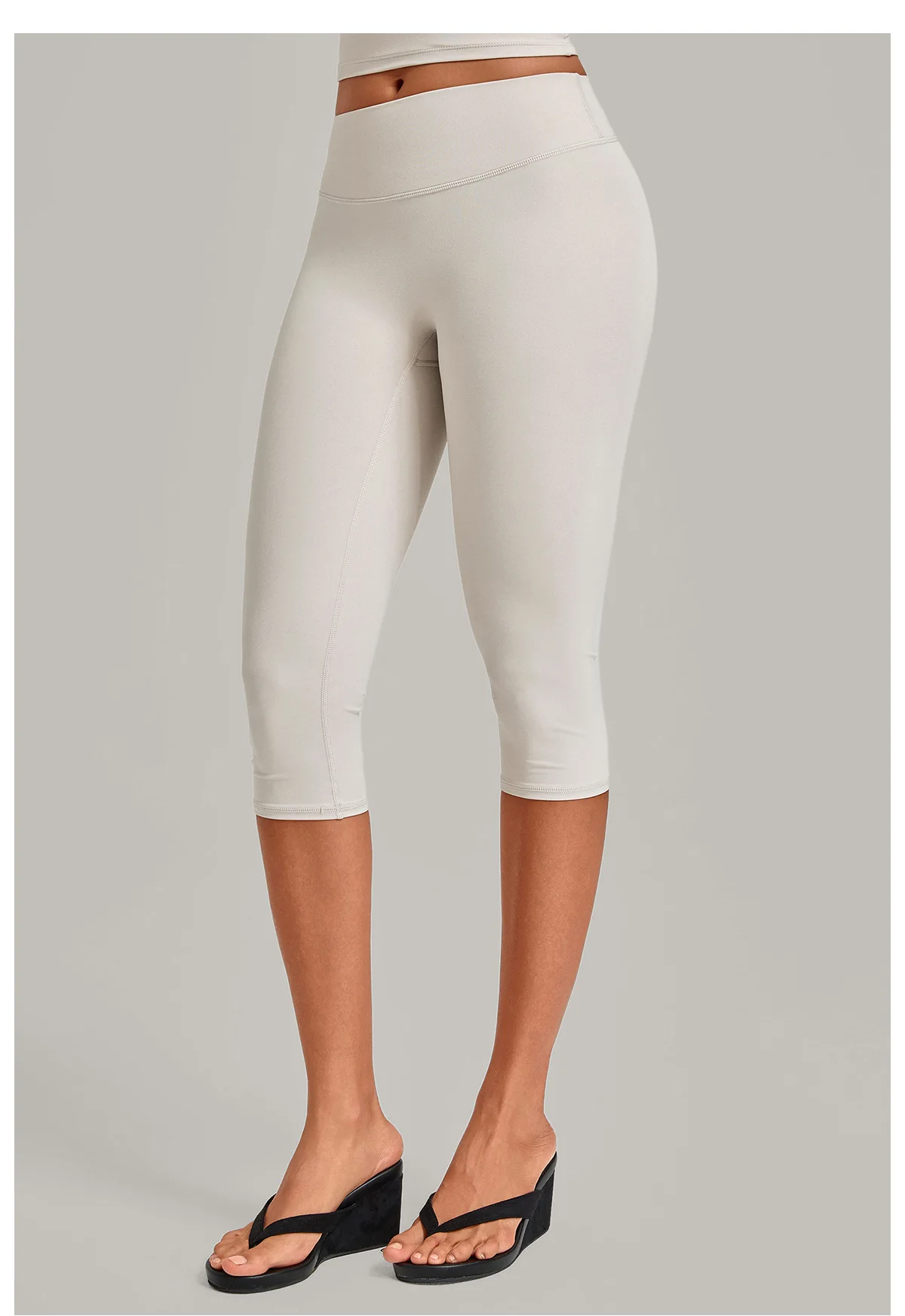 Gym Workout Shorts Women's Yoga Capri Pants Tummy Control Butt Lifting Running Gym Shorts European American Style New