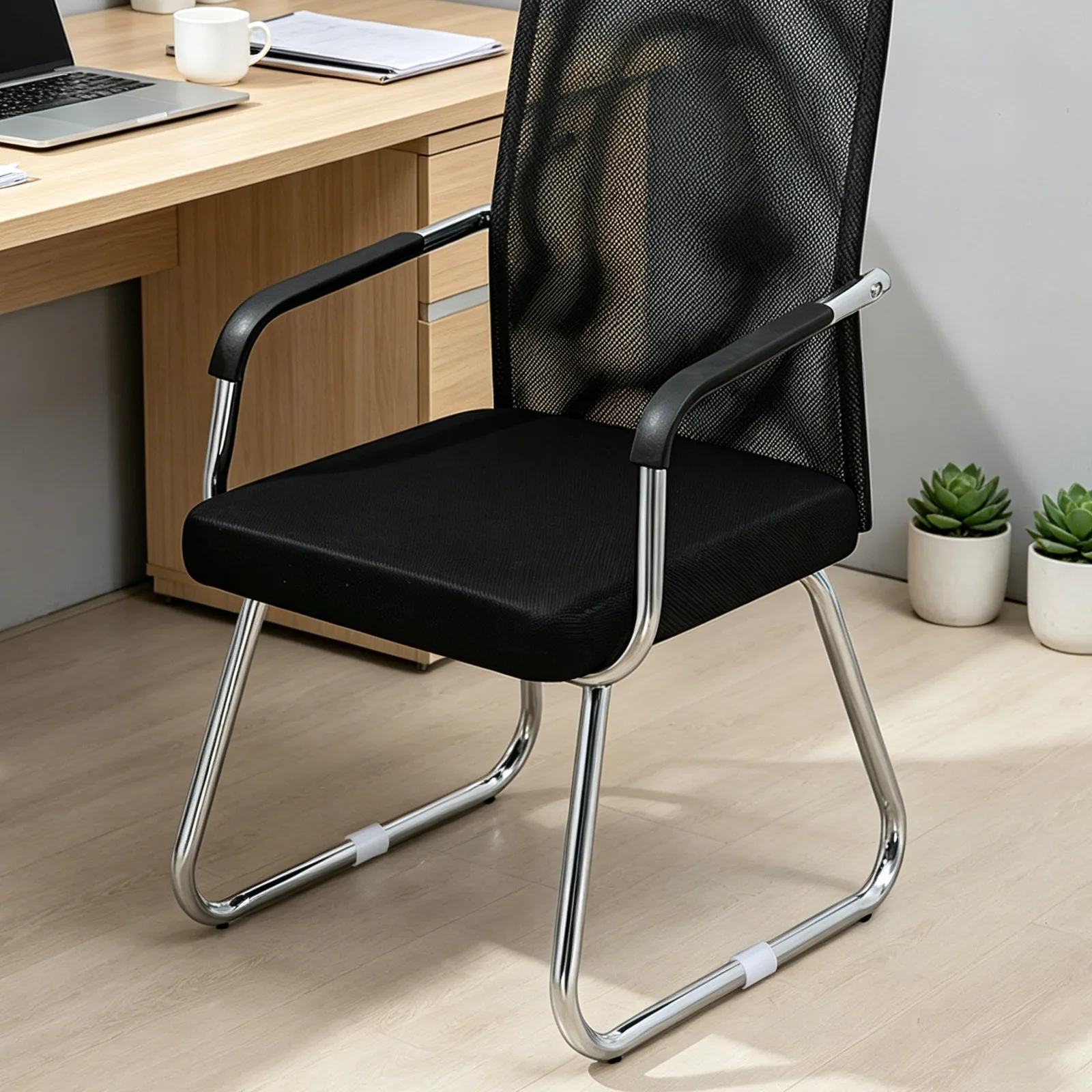 32Pcs Bow Shaped Chair Leg Floor Protectors for 25-30Mm Round Tube White Non-Slip Quiet No-Scratch Furniture Pads for Bar Stools